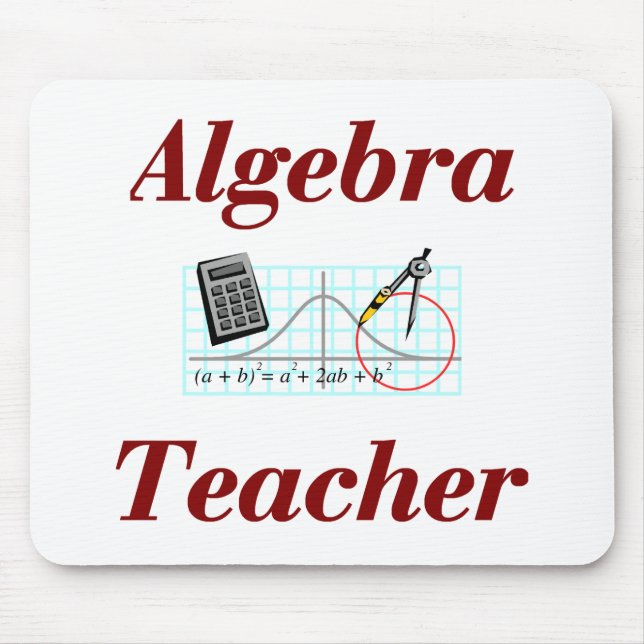 Algebra Teacher Mousepad (Front)