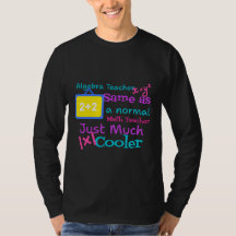 Algebra teacher same as a normal Math teacher 
