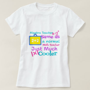 Algebra teacher same as a normal Math teacher T-Shirt