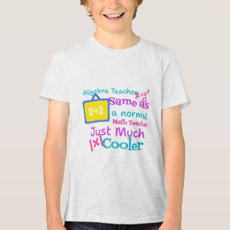 Algebra teacher same as a normal Math teacher Tri-Blend Shirt