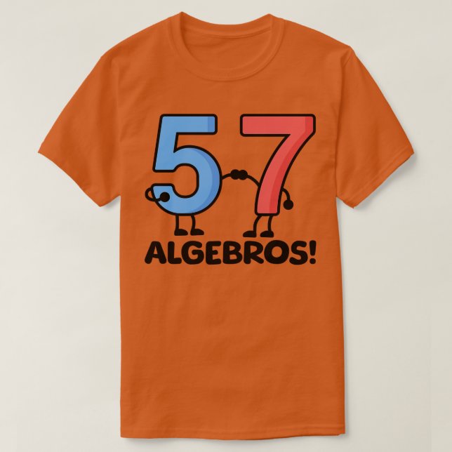 Algebros Funny Math Puns T-Shirt (Design Front)