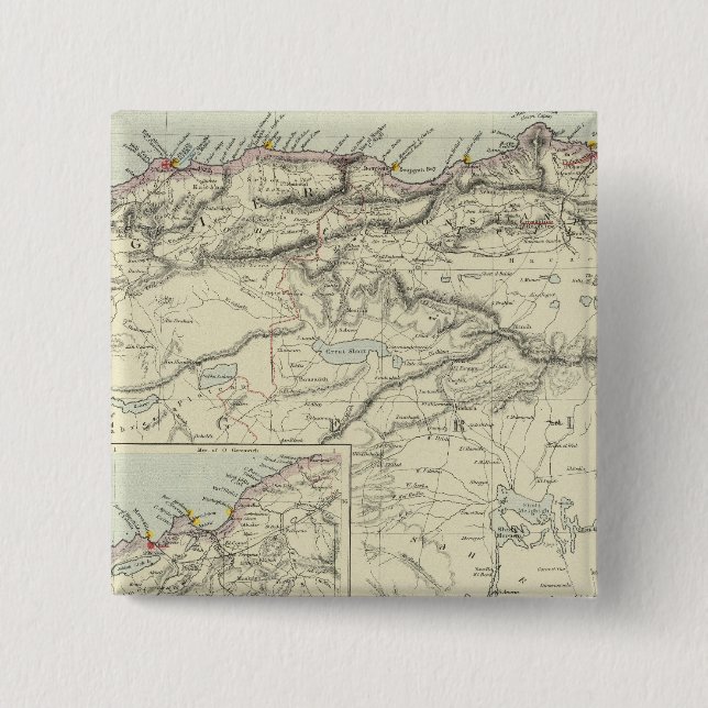 Algeria 15 Cm Square Badge (Front)