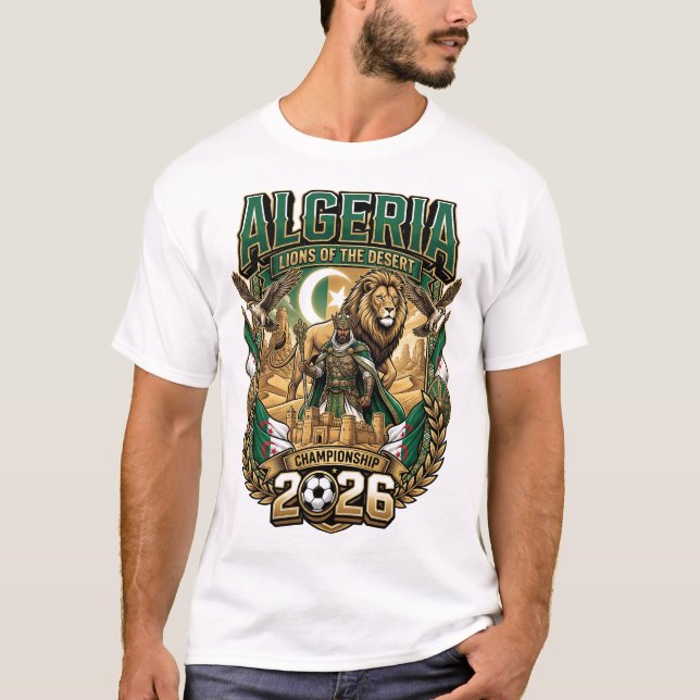 Algeria 2026 Fan T-Shirt (Front)