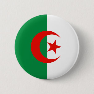 Algeria 6 Cm Round Badge