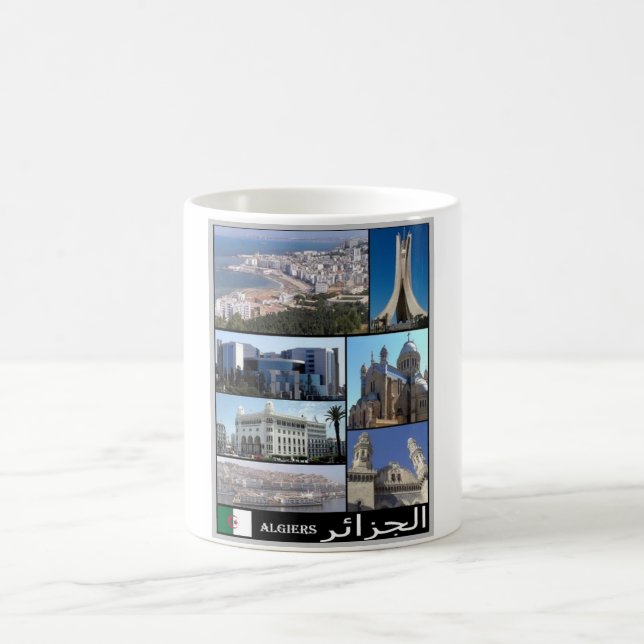 Algeria - Algeri - I Love - Coffee Mug (Center)
