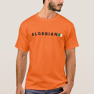 Algeria, Algeria flag text T-Shirt