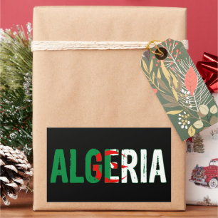 Algeria, Algerian Rectangular Sticker