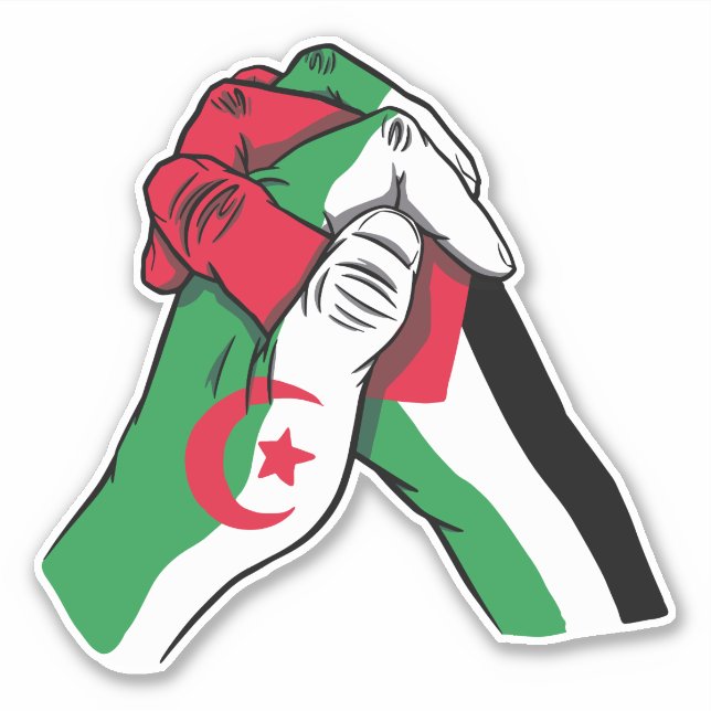 ALGERIA AND PALESTINE HANDS  (Front)