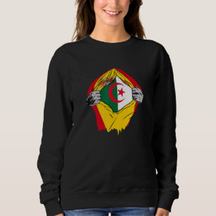 Algeria And Spain Super Flag Descendants Of Algeri Sweatshirt