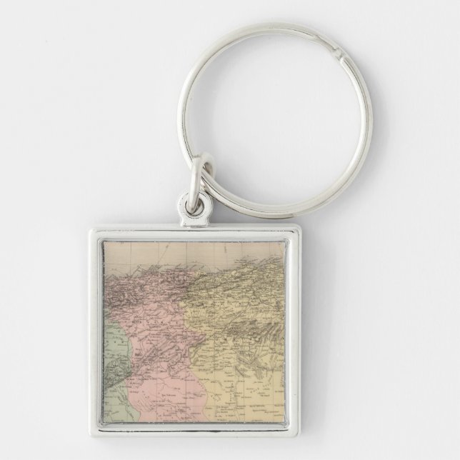 Algeria and Tunisia 2 Key Ring (Front)