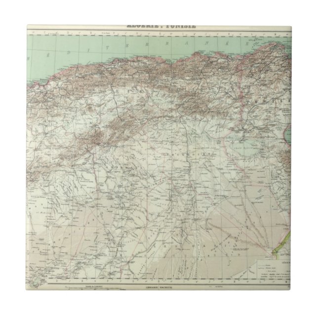 Algeria and Tunisia Tile (Front)