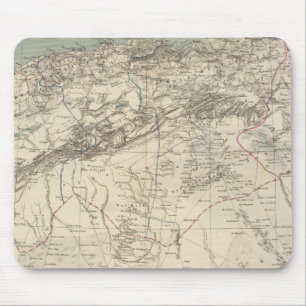 Algeria Atlas Map Mouse Pad