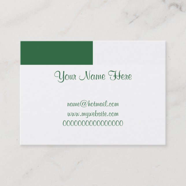 Algeria Business Card (Front)