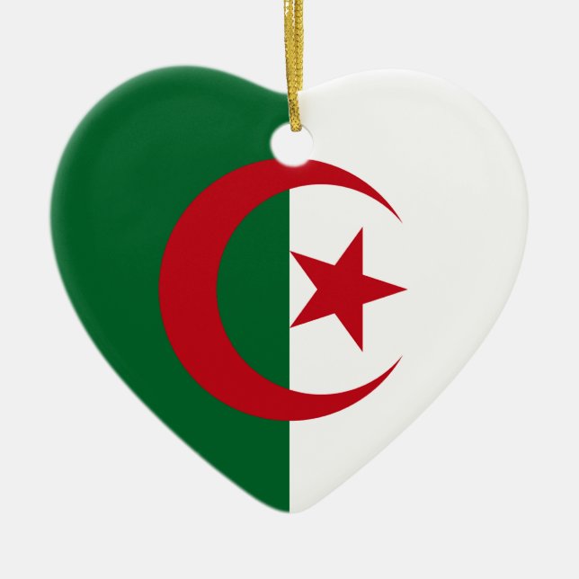 Algeria Ceramic Tree Decoration (Front)