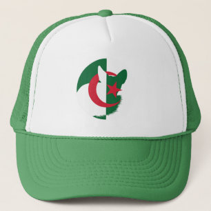 Algeria Fennec Fox Algerian National Animal Flag Trucker Hat