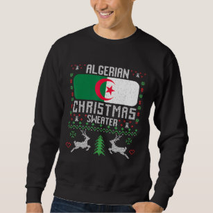 Algeria Flag Algerian Christmas Sweater