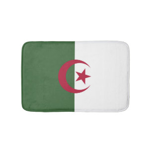 Algeria flag bath mat