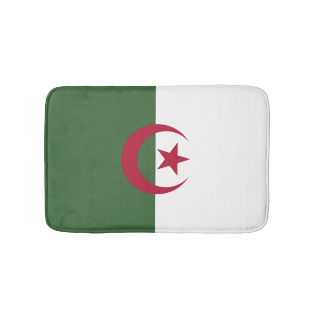 Algeria flag bath mat (Front)
