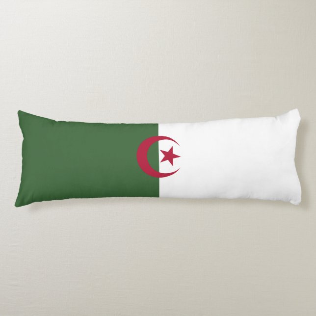 Algeria flag body cushion (Front)
