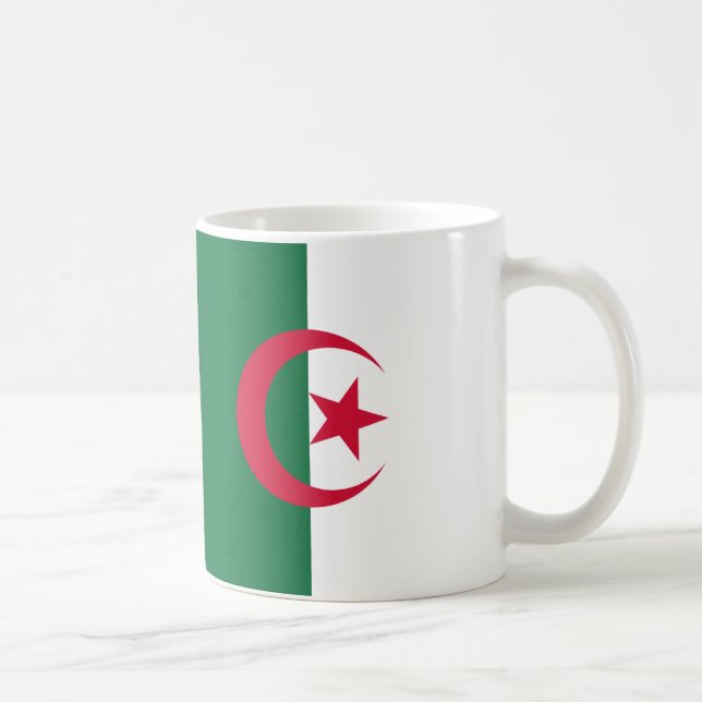 Algeria Flag Ceramic Mug (Right)