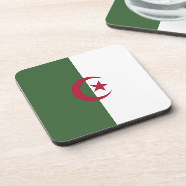 Algeria flag coaster (Left Side)