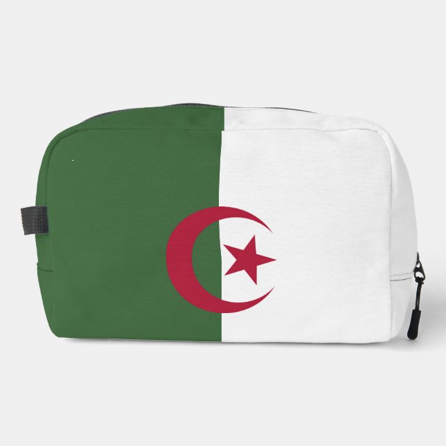 Algeria flag dopp kit (Front)