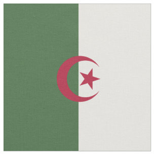 Algeria flag fabric