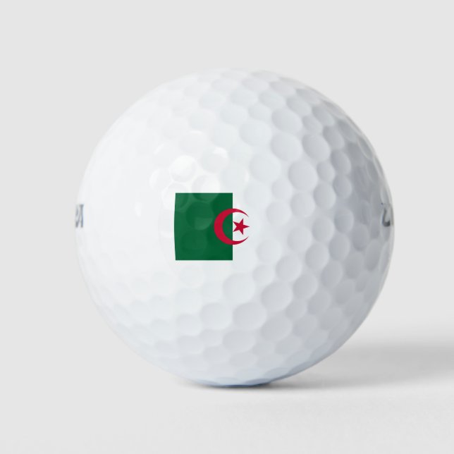 Algeria Flag Golf Balls (Front)