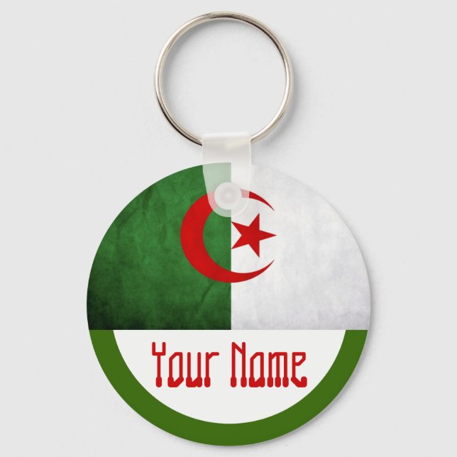 Algeria -  FLAG Key Ring (Front)