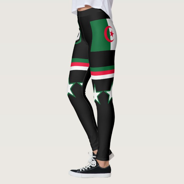 Algeria Flag Leggings (Left)