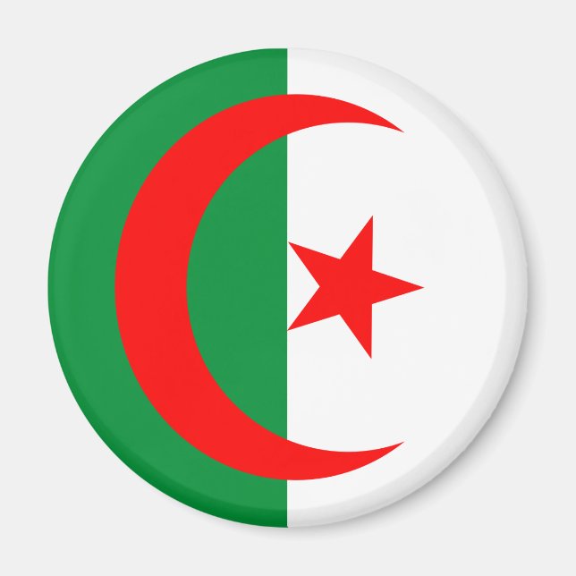 algeria flag magnet (Front)