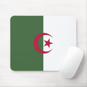 Algeria flag mouse pad
