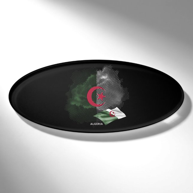 Algeria flag name tag (Front)