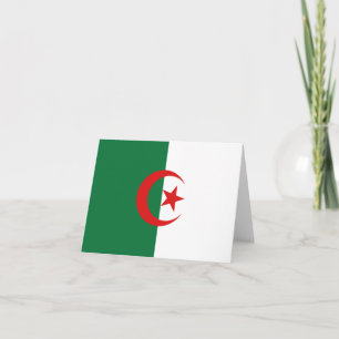 Algeria Flag Notecard