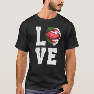 Algeria Flag Soccer Fan Love Algerian T-Shirt
