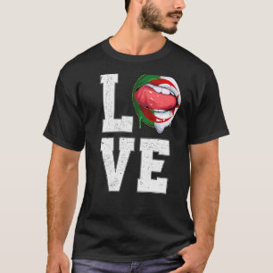 Algeria Flag Soccer Fan Love Algerian T-Shirt