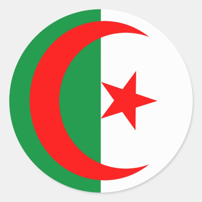 algeria flag stickers (Front)