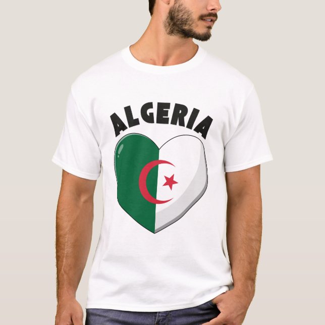 Algeria flag T-Shirt (Front)