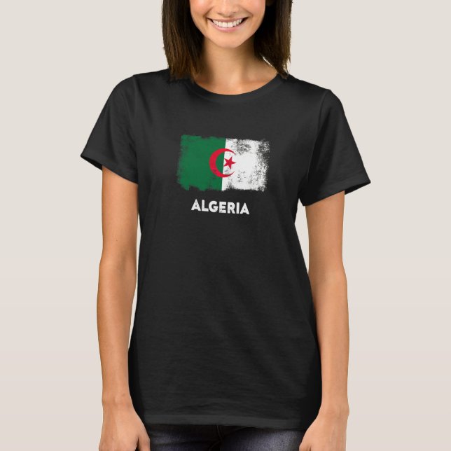 Algeria Flag   T-Shirt (Front)