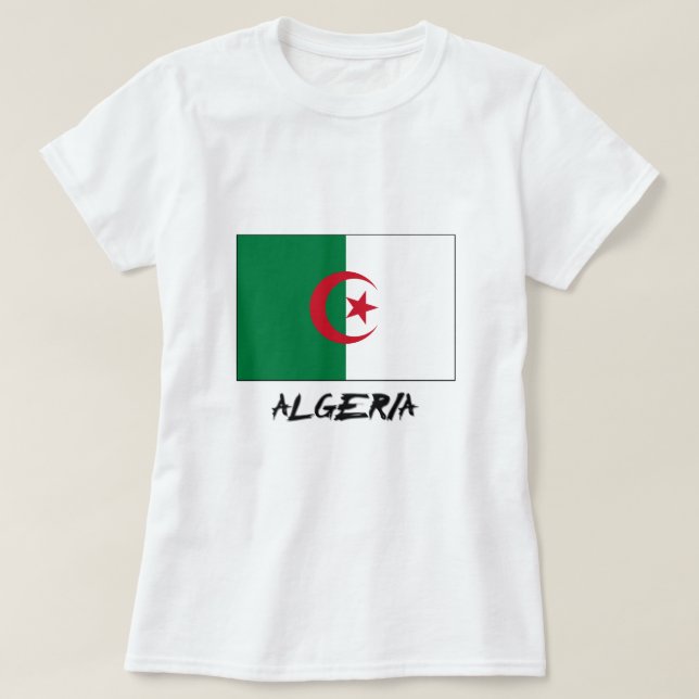 Algeria Flag T-Shirt (Design Front)