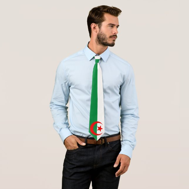 Algeria Flag Tie (In Situ)