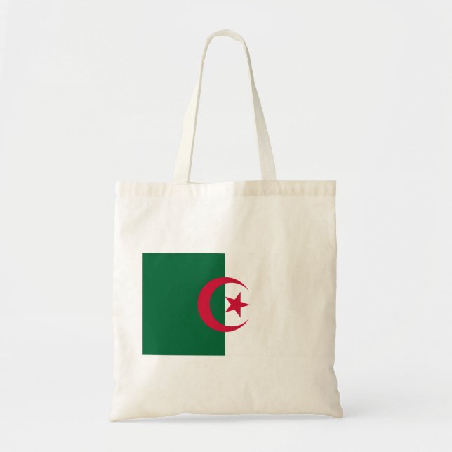 Algeria Flag Tote Bag (Front)