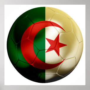 Algeria Football Poster