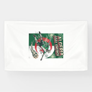 Algeria Goal Energy Skeleton Striker Nations Bold  Banner