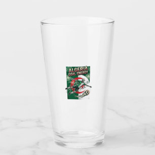 Algeria Goal Energy Skeleton Striker Nations Bold Glass