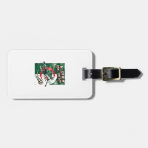 Algeria Goal Energy Skeleton Striker Nations Bold  Luggage Tag