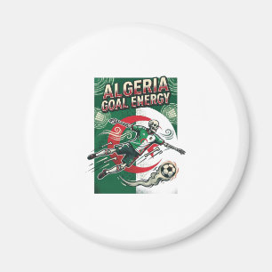 Algeria Goal Energy Skeleton Striker Nations Bold Magnet