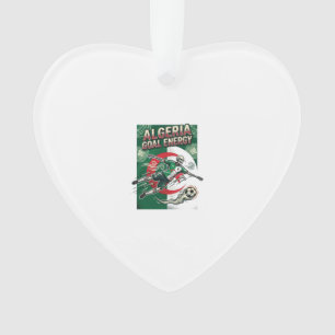Algeria Goal Energy Skeleton Striker Nations Bold Ornament