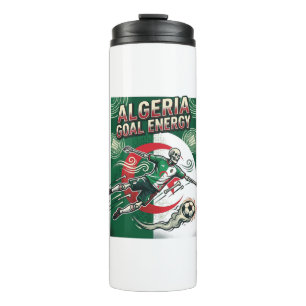 Algeria Goal Energy Skeleton Striker Nations Bold Thermal Tumbler