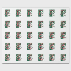 Algeria Goal Energy Skeleton Striker Nations Bold  Wrapping Paper